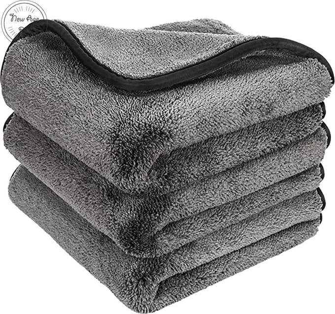 Microvezel doek - Micro vezel poetsdoek - Grijs - 40/40cm - Autopoetsdoek - Schoonmaakdoek - Krasvrij