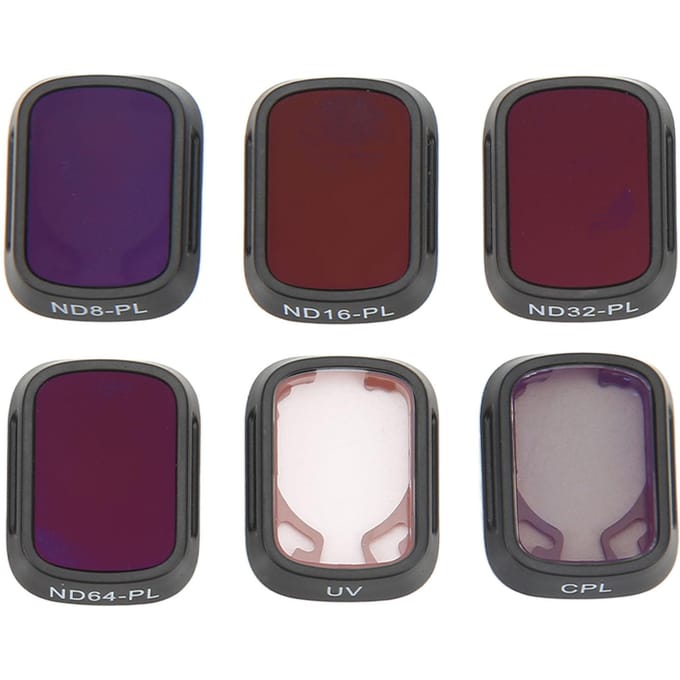 6 Stuks Drone Camera Lens Filter Waterdicht Optisch Glas UV CPL ND8PL ND16PL ND32PL ND64PL Drone Filter voor MINI 3PRO brown