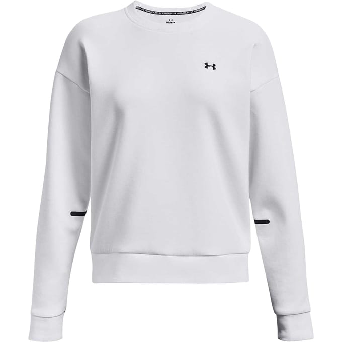 Under Armour Dames/Dames Unstoppable Fleece Sweatshirt met Crew Hals (Wit)