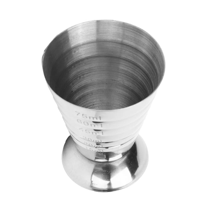 RVS Maatbeker met Schaal Multifunctionele Cocktail Jigger Ounce Beker voor Bar L white
