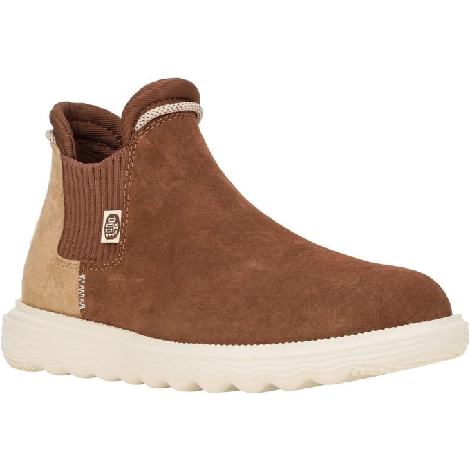 HEYDUDE Branson Novelty Leather Vrouwen Bruin/Snake Laarzen