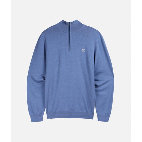 Trui Oxbow Mockneck trui met halve rits PENZI