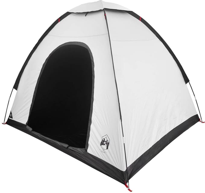 vidaXL Kamperen tent 2-persoons Wit Blackout Acier P/Taffeta