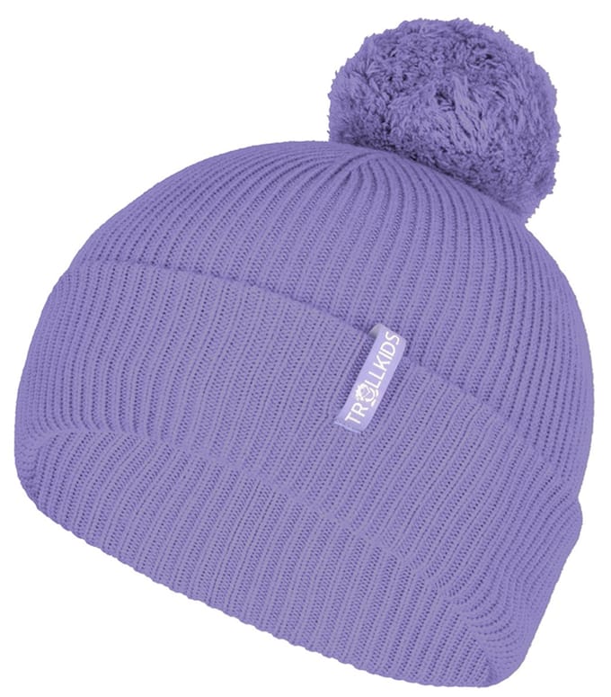 Trollkids Holmenkollen Bobble Muts Paars 54 cm Meisje
