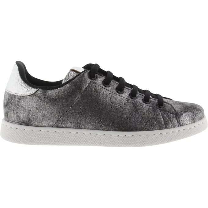 Dames sportschoenen in glanzend metaal Victoria