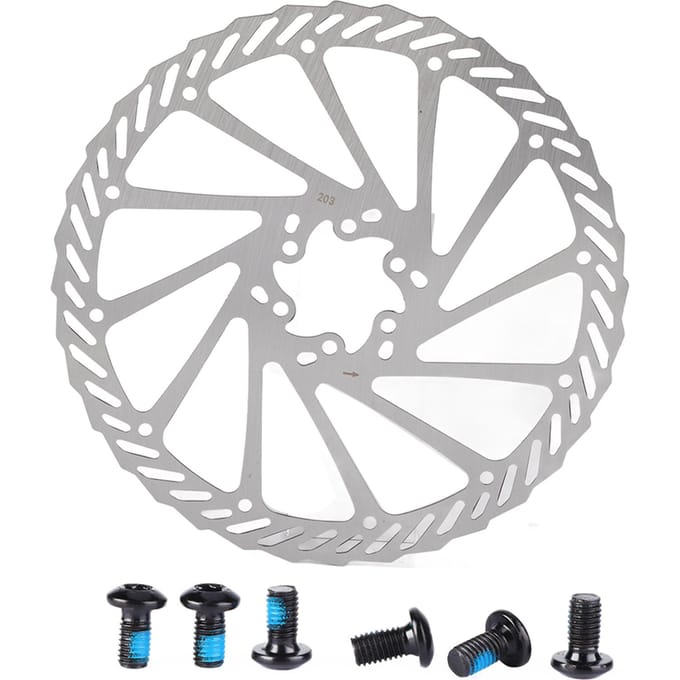 Mountainbike RVS Remschijf Fiets Remblok Remonderdeel (203mm) gray