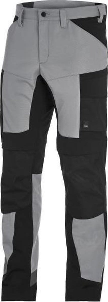 FHB LEO Werkbroek elastisch 122110 - Grijs-Zwart - 84