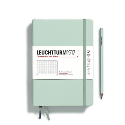 Leuchtturm1917 A5 Medium Natural Colours Notitieboek dotted Mint Green - Notebook - 4004117625978