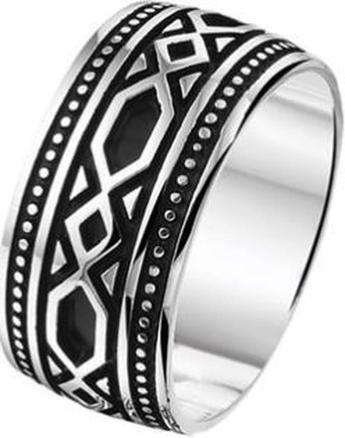 Schitterende Zilveren Ring