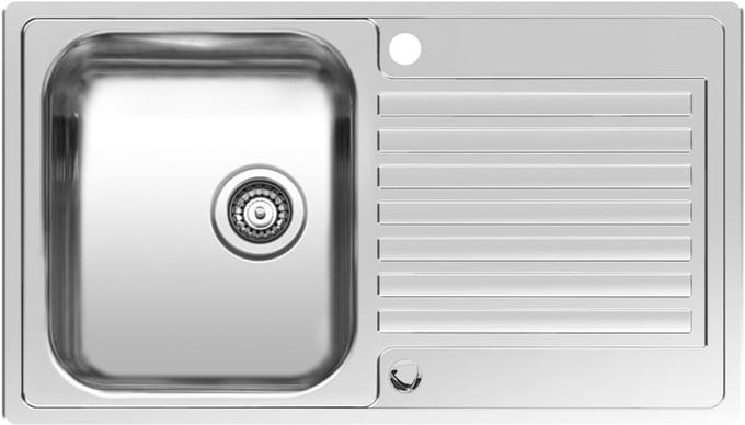 Reginox Centurio 10 spoelbak 2x kraangat voor&achter incl.pop-up