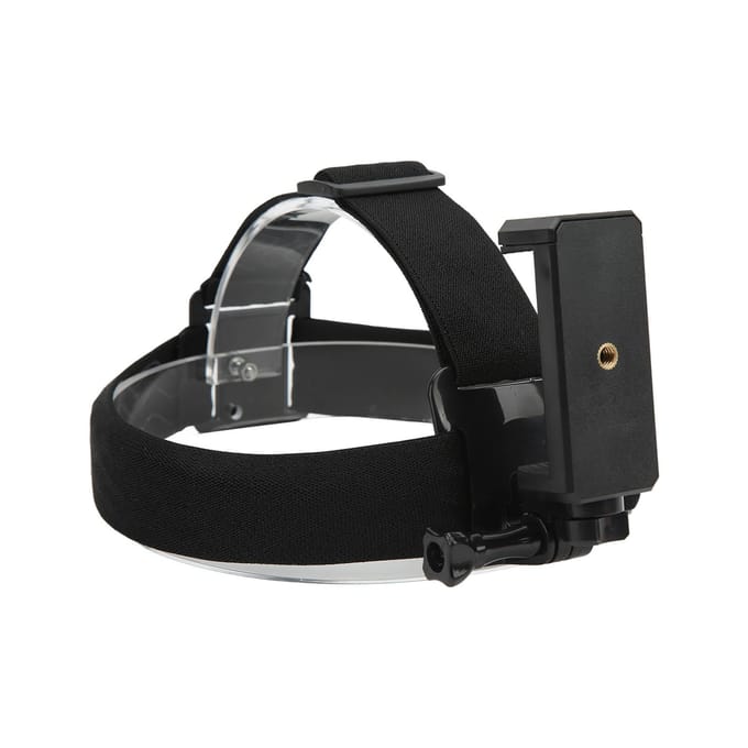 Camera Hoofdband Multifunctionele Verstelbare Mobiele Telefoon Selfie Hoofdband voor Smartphones Actie black