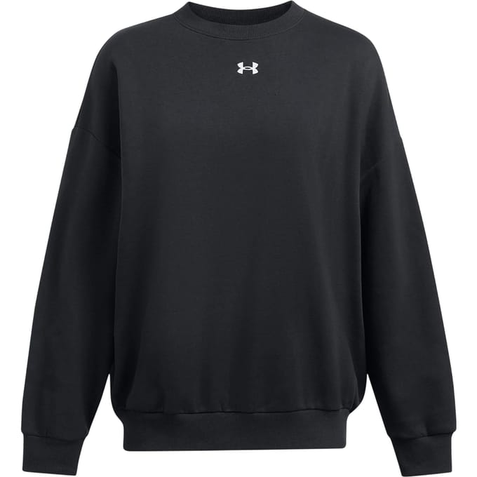 Under Armour Dames Rival Fleece Sweatshirt (Zwart)