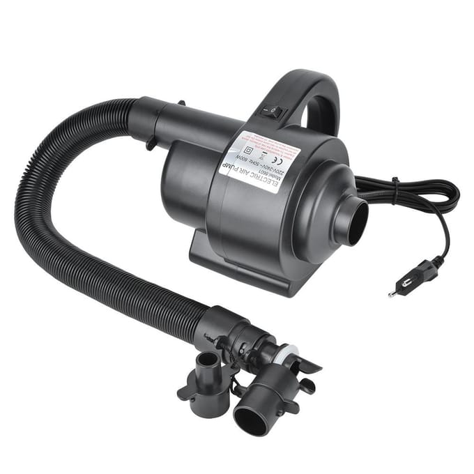 Plugin Pompe Électrique à Courant Alternatif Renforcée pour Planche à Paddle Gonflable Bateaux en Caoutchouc gray