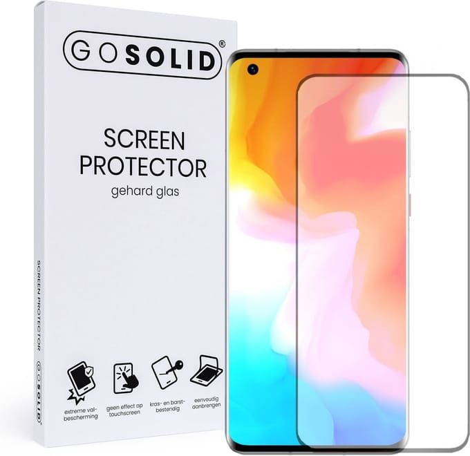 GO SOLID! ® Screenprotector geschikt voor Oppo Reno 6 Pro 5G