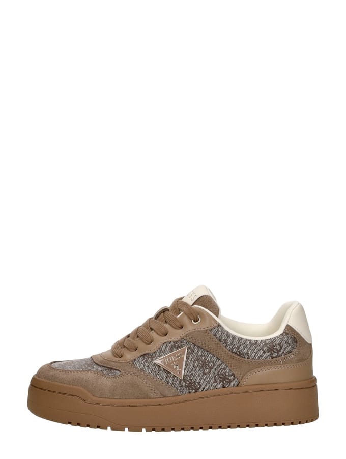Guess Miram 16 Sneakers Laag - taupe - Maat 40