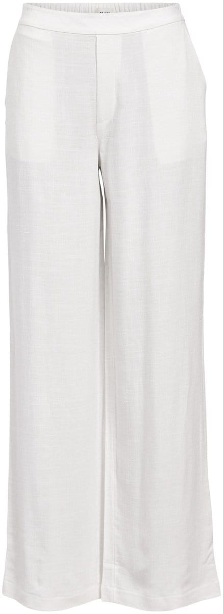 Object Sanne Aline Wide Leg Fit Broek Wit 34 Vrouw