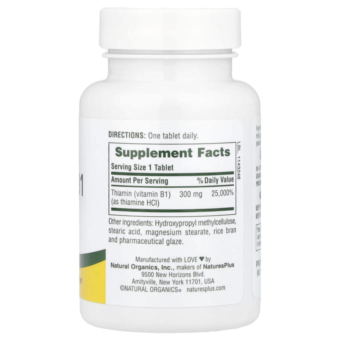 Vitamine B-1, 300 mg, 90 tabletten