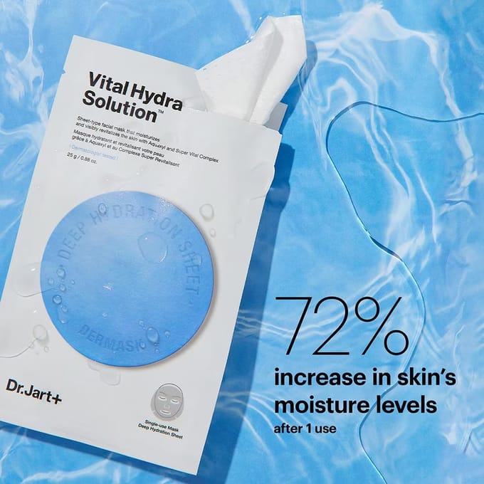 Dr. Jart+ Dermask Water Jet Vital Hydra Solution 25g x 5pcs AUTHENTIC STORE gray