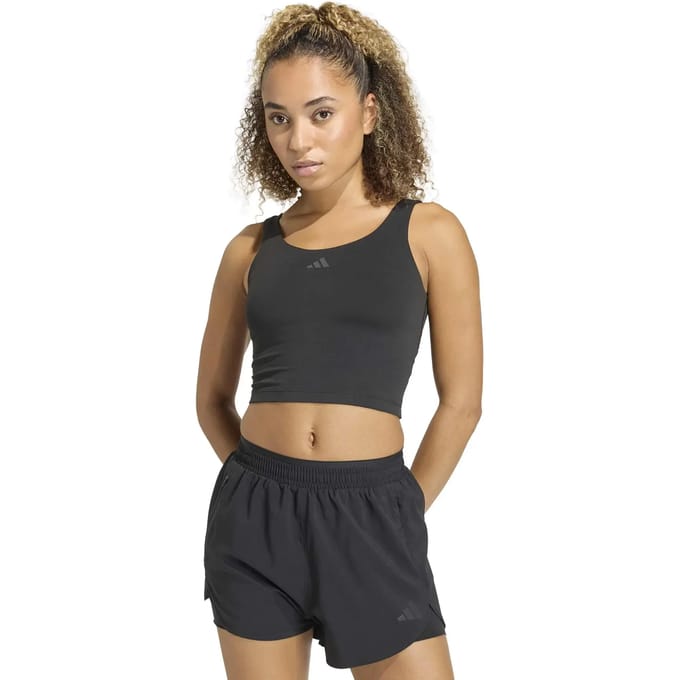 Damestanktop adidas Studio All Me 3-Stripes