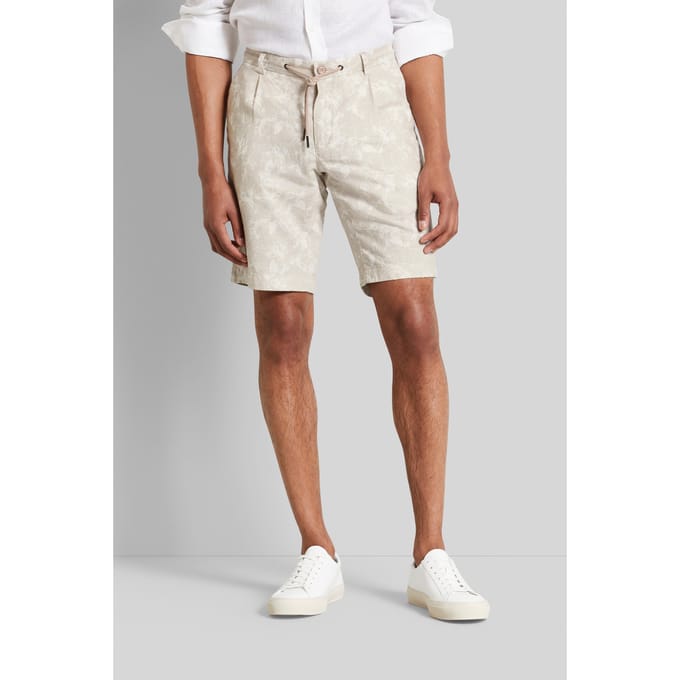 Bugatti Herren Bermuda met subtiele print