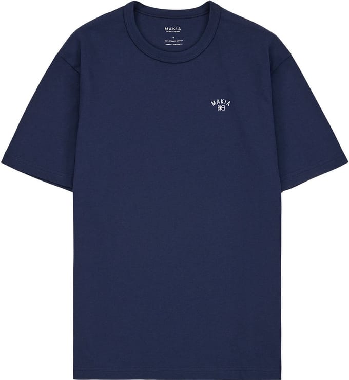 Makia Cove T-shirt Met Korte Mouwen Blauw M Man