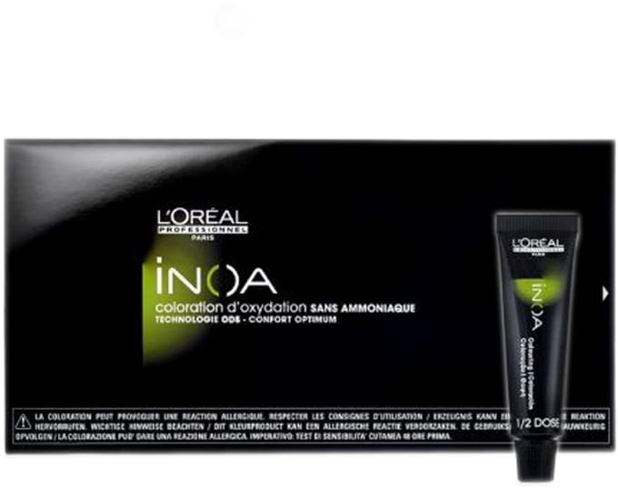 L'Oréal - INOA zonder Ammoniak - 8 / 8N Licht Blond - Haarverf - 6x8 gr