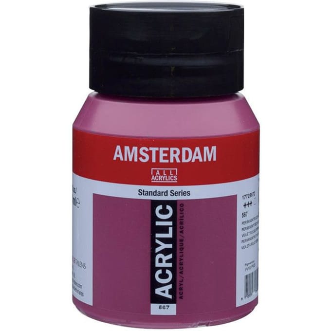 Amsterdam Standard Acrylverf 500ml 567 Permanentrood Violet