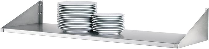 Bordenschap RVS - 200mm Diep - KEUZE UIT 4 MATEN