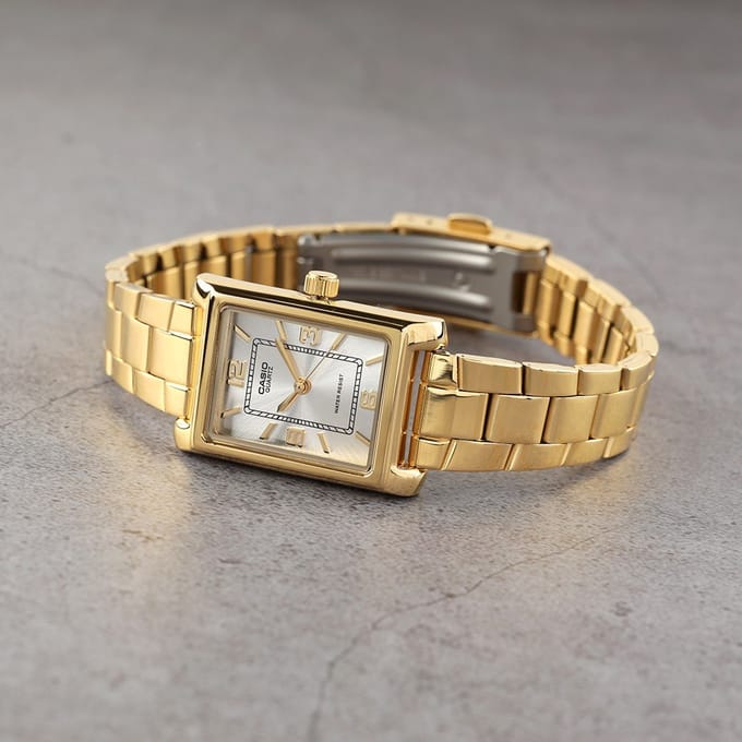 Casio LTP-1234PG-7AEG Timeless Collection Dames Horloge