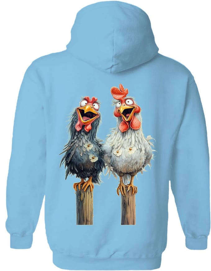 Grappige Kippen Friendly Chickens The Coloured House Hoodie S