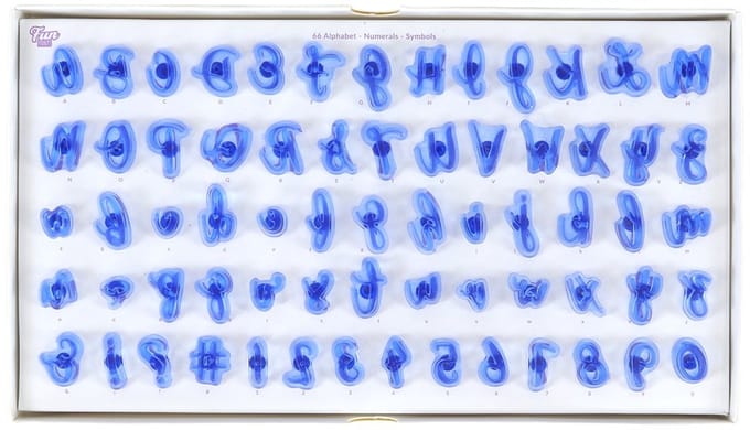 PME Fun Fonts Alfabet Klein Collectie 1