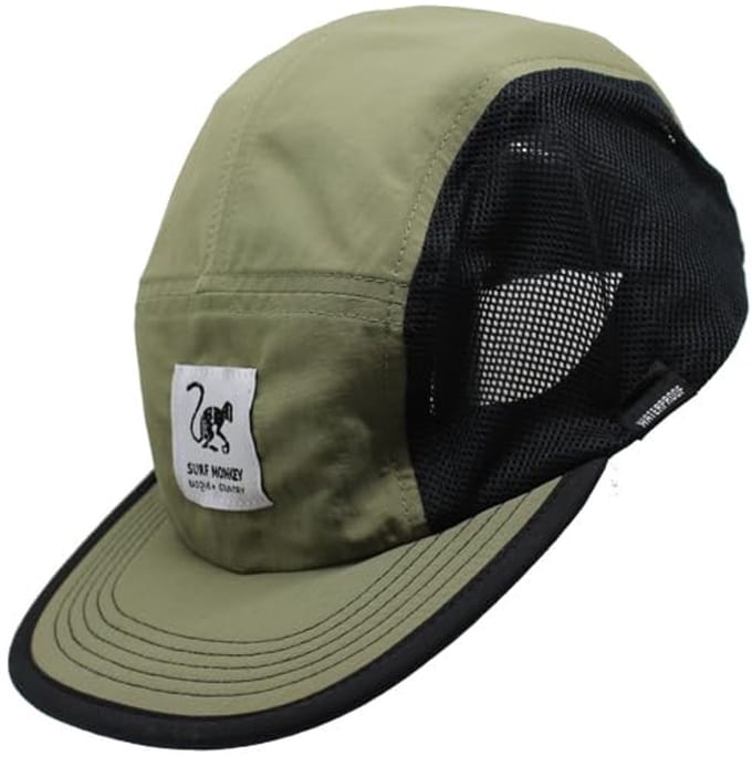 5-panel sportpet - Hardlooppet - Gerecycled - Waterdicht - Fluorvrije DWR-coating - Volwassenen (Olijfgroen)