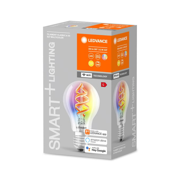Osram SMART+ Standaard RGBW klar filament E27 WiFi