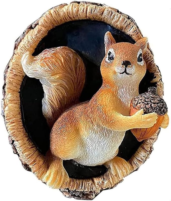 Boom Gezicht Ornament - Tuin Beeld - Buiten Decoratie - Hars Materiaal