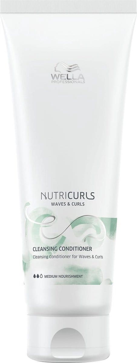 Wella Professionals Nutricurls Clean Conditioner - 250 ml - voor krullend of pluizend haar