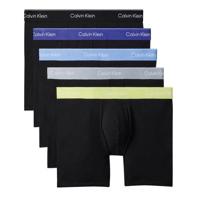 Calvin Klein - Heren Onderbroeken 5-Pack Icon Stretch Boxers - Zwart - Maat XXL