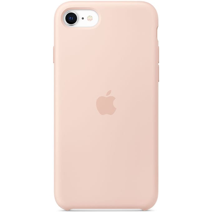Silicone Backcover voor de Apple iPhone SE (2022 / 2020) - Pink Sand