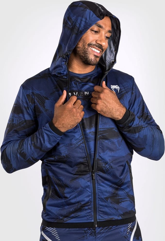 Venum Electron 3.0 Hoodie Navy Blue - M