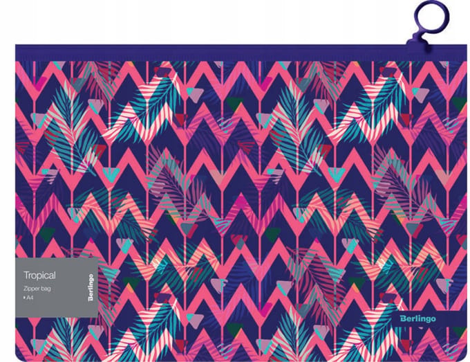 Berlingo Tropical A4-kaart met Rits, 180 micron