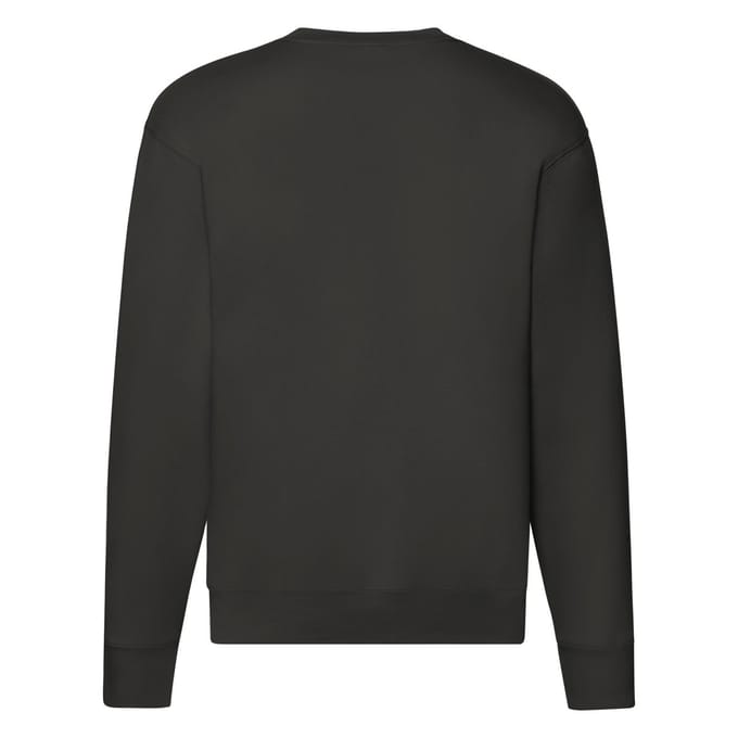 Fruit of the Loom Heren Premium Ingelegd Sweatshirt (Houtskool)
