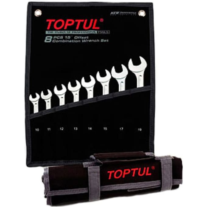 Combinatie sleutel set TOPTUL 26 stuks(6 mm-30mm,32 mm) open