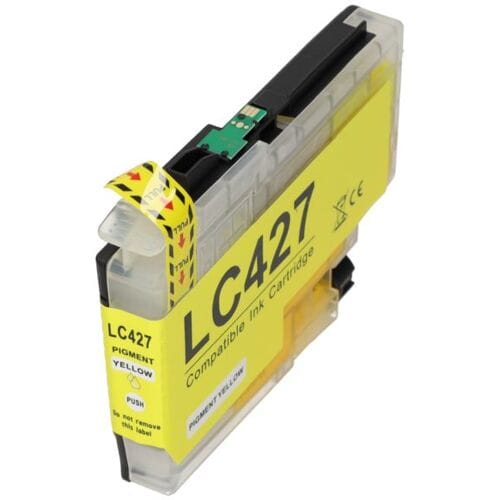 PrintAbout Inktcartridge LC-427Y Geel geschikt voor Brother