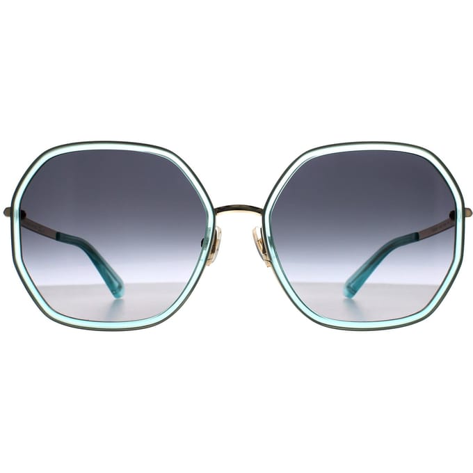 Kate Spade Vierkant Dames Blauw Goud Grijs Verloop Nicola/G/S
