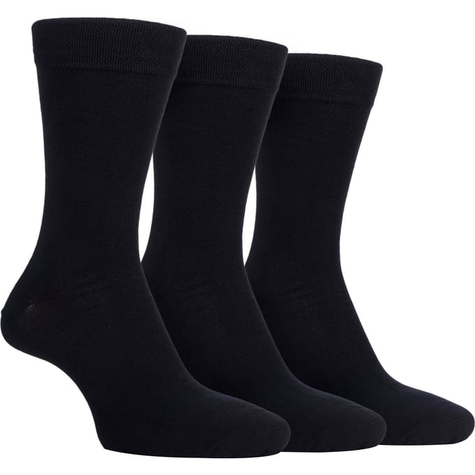 3-Pack Heren Bamboe Kousen Zachte Ademend Sokken