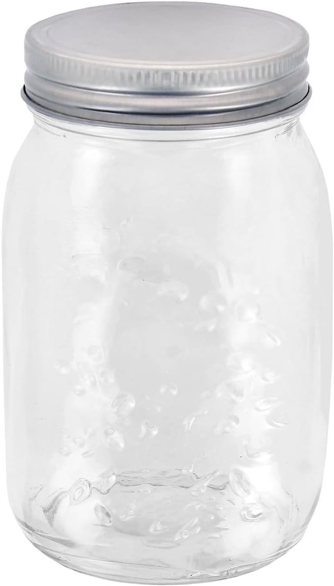 Promobo Bewaarpotten - 450 ml - Glas - Set van 6