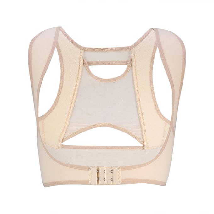 Rug Schouder Houdingscorrectie Band Dames Studenten Bultrug Verlichting Corrector Riem M S(for 2-4kg) white