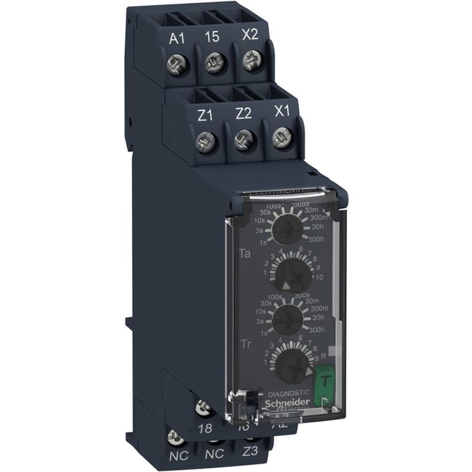 Schneider Electric Timer multifunction knipperend 1s-300h 1 wisselcontact 8a 24-240v