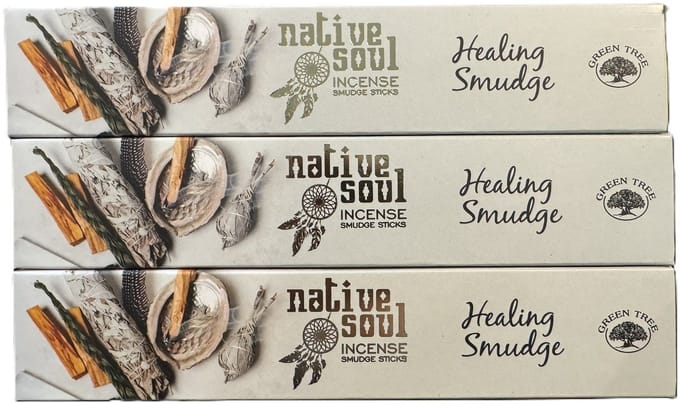 Native Soul - healing smudge - wierook - 3 stuks