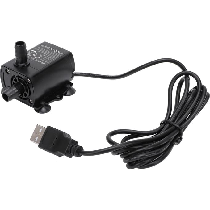 Dompelpomp Aquarium Fontein met Stroomregeling Functie USB Interface DC 5V 4.8W 300L/u Opvoerhoogte 300cm voor