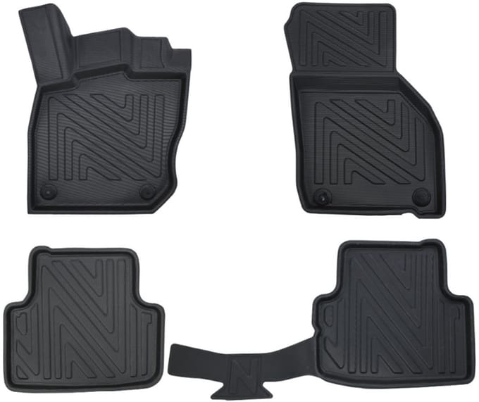 Rubbermatten Skoda Octavia 2020-heden (complete set) - Premium carbonlook